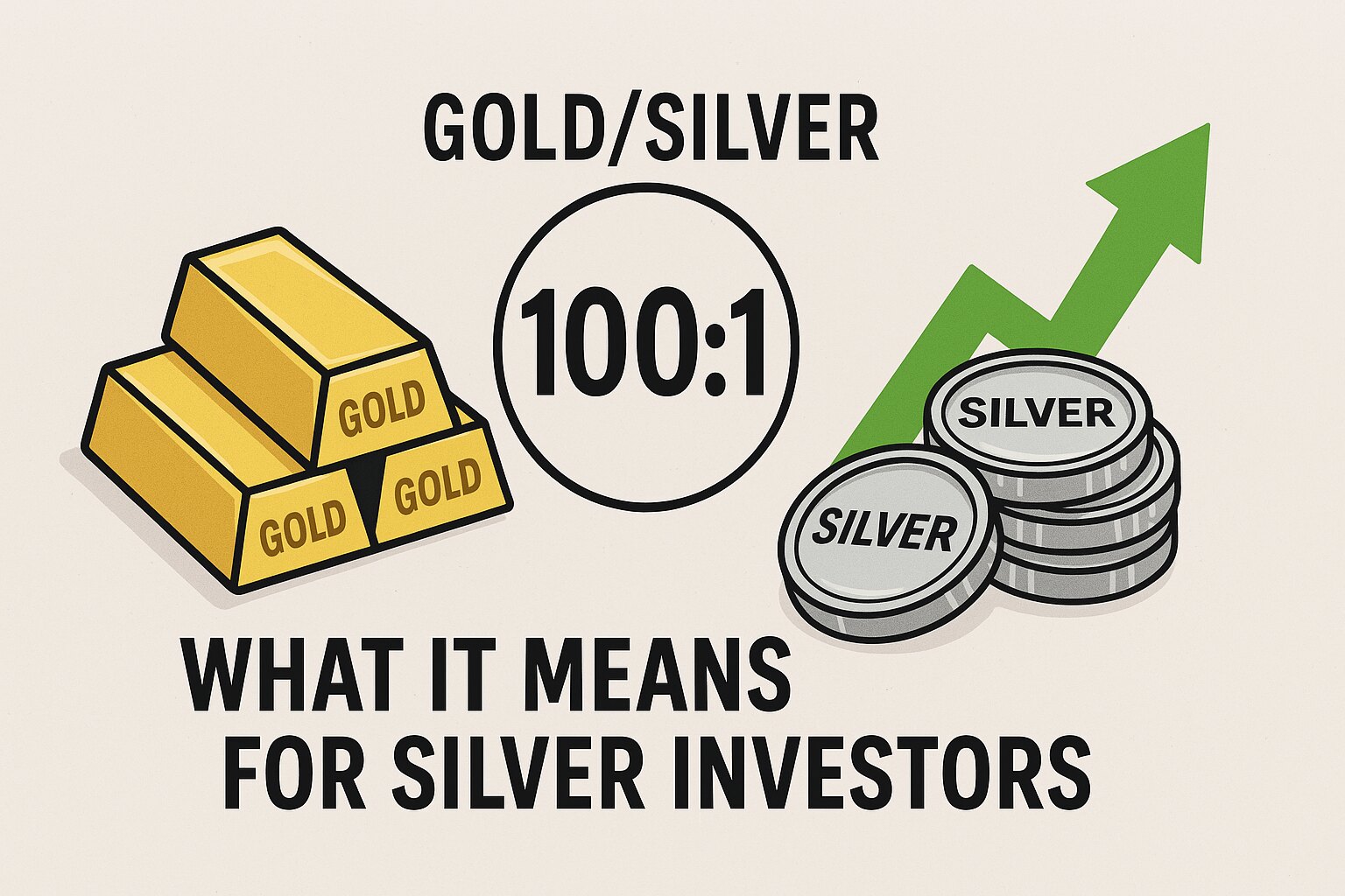 Gold/Silver Ratio Hits 100:1 – What It Means for Silver Investors