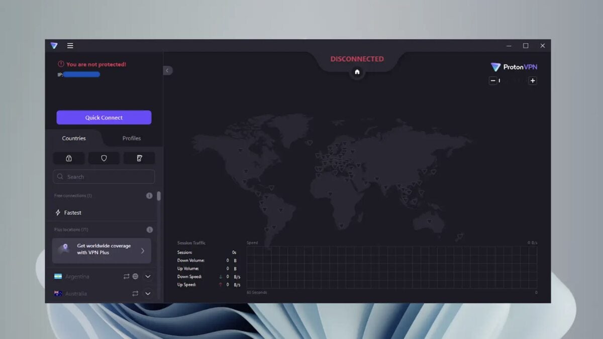 Proton VPN is a Swiss-based VPN provider. I