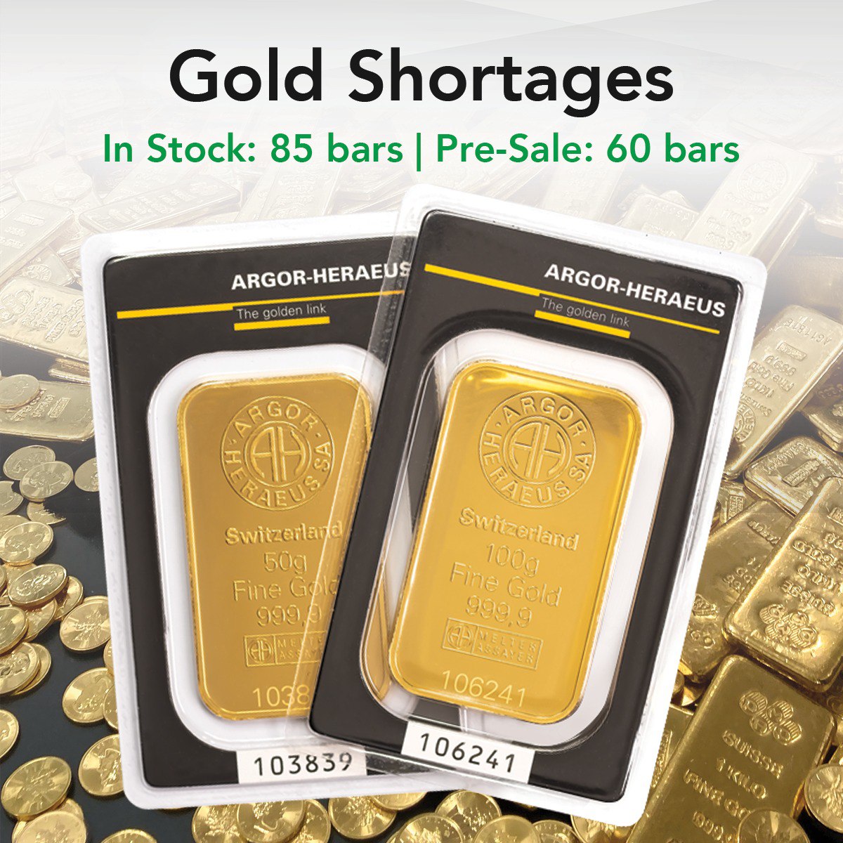 Physical gold deficiency grows | Bullionstar travel prizes in the middle of high demand